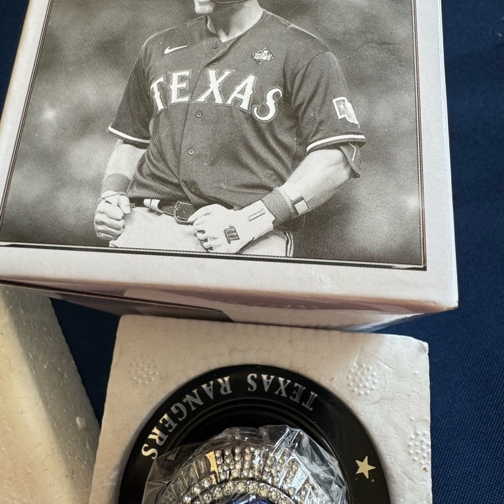 Texas Rangers Josh Jung Championship Ring Replica - Picture 12 of 14